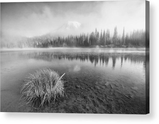 Reflection Acrylic Print featuring the photograph Clearing by Leon U