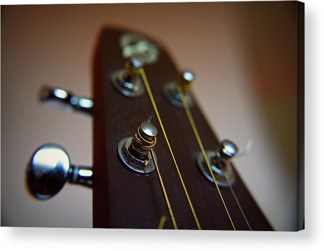 Music Acrylic Print featuring the photograph Close-up Of Guitar by Image By Maistora (vladimir Dimitroff)