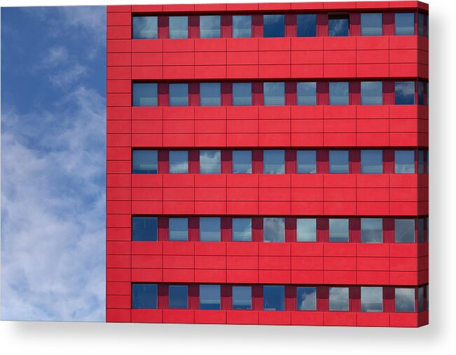 Clouds Acrylic Print featuring the photograph Clouds In- And Outside by Theo Luycx