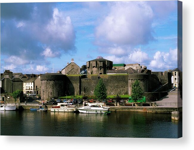 Scenics Acrylic Print featuring the photograph Co Westmeath, Athlone Castle, Built In by Design Pics/the Irish Image Collection