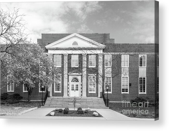 Coe College Acrylic Print featuring the photograph Coe College Marquis Hall by University Icons