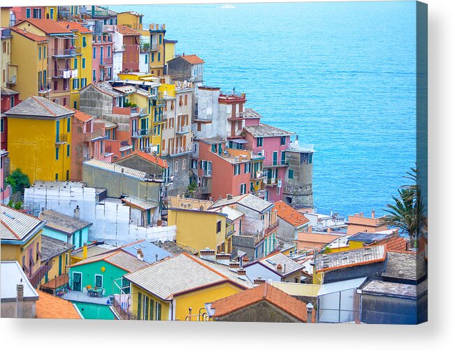 Colorful Houses Acrylic Print featuring the photograph Colorful Houses by Itzik Einhorn