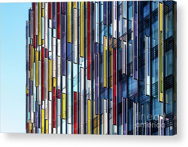 Windows Acrylic Print featuring the photograph Colourtangles by Tim Gainey