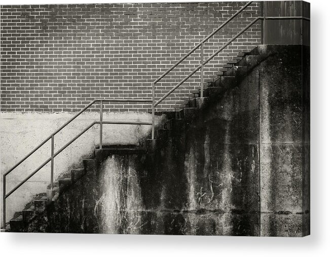 Steps Acrylic Print featuring the photograph Concrete Steps by Bud Simpson