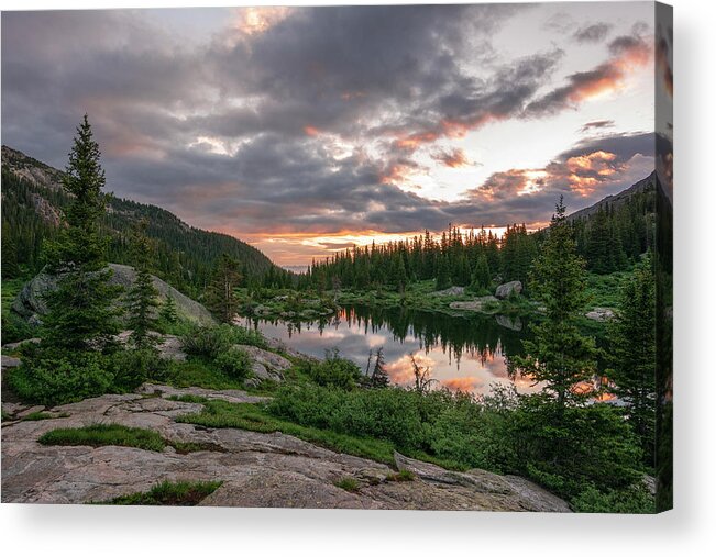Colorado Acrylic Print featuring the photograph Constantine Sunrise by Aaron Spong