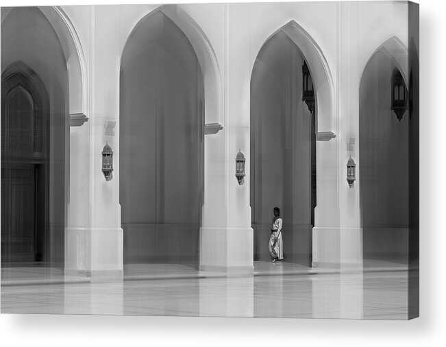 Mosque Acrylic Print featuring the photograph Control Tour by Dieter Reichelt