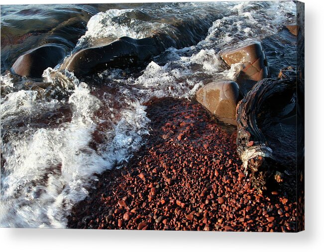 Copper Rock Inflow Acrylic Print featuring the photograph Copper Rock Inflow by Dylan Punke