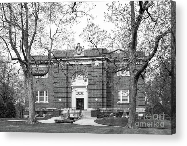 Cornell College Acrylic Print featuring the photograph Cornell College Norton Geology Center by University Icons
