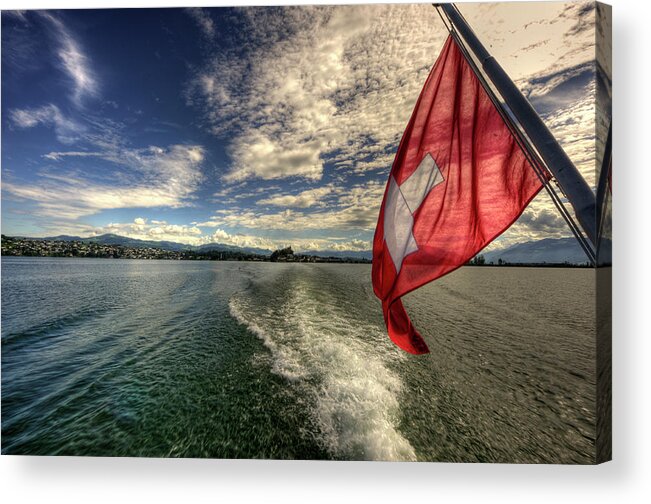 Tranquility Acrylic Print featuring the photograph Cruize To Zurich by Or Hiltch
