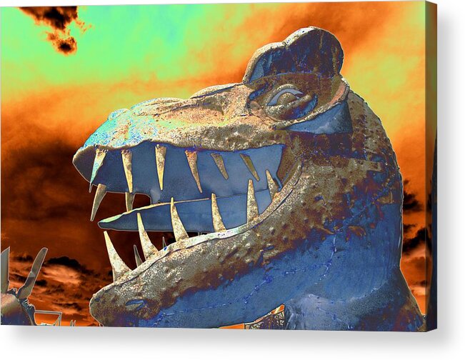 Trex Acrylic Print featuring the photograph Dawn of Really Old by Richard Henne