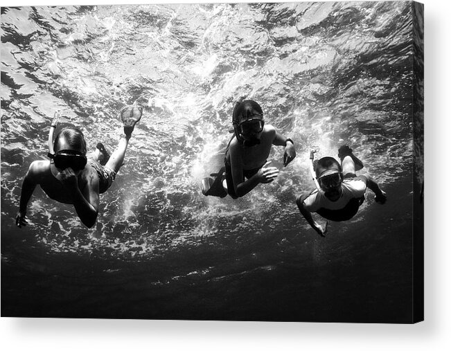 Dive Acrylic Print featuring the photograph Deep Attack by Marcel Rebro