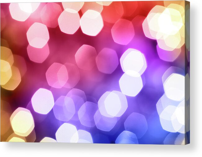 Holiday Acrylic Print featuring the photograph Defocused Lights by Blackred