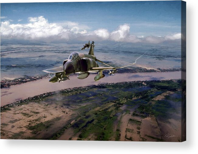 Aviation Acrylic Print featuring the digital art Delta Deliverance by Peter Chilelli