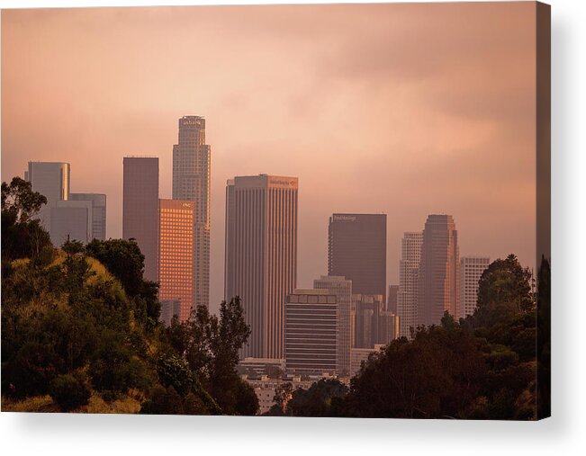 California Acrylic Print featuring the photograph Downtown Los Angeles by Andrew Kennelly
