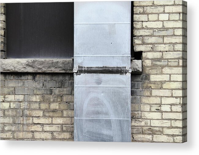 Brick Acrylic Print featuring the photograph Duct And Brick by Kreddible Trout