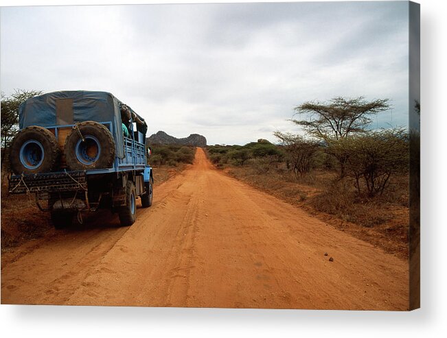 Kenya Acrylic Print featuring the photograph Dust Road by Robas