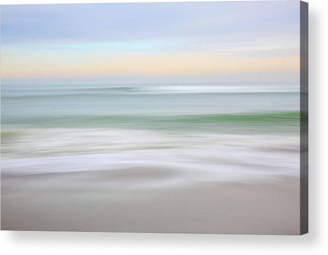 Scituate Acrylic Print featuring the photograph Egypt Beach Pastel Sunset by Ann-Marie Rollo