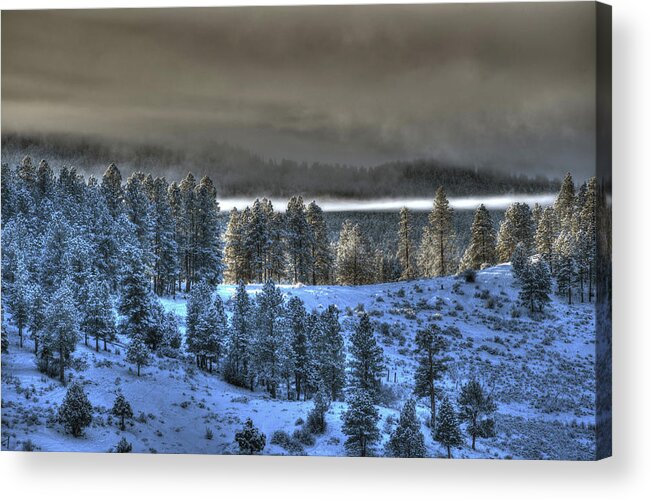 Storm Acrylic Print featuring the photograph End of the storm by Mark Langford