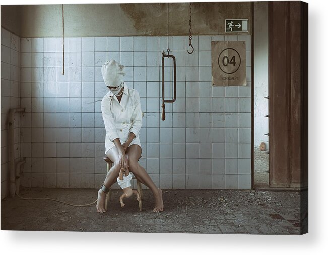 Surrealism Acrylic Print featuring the photograph Experiment 04 by Peter Cakovsky