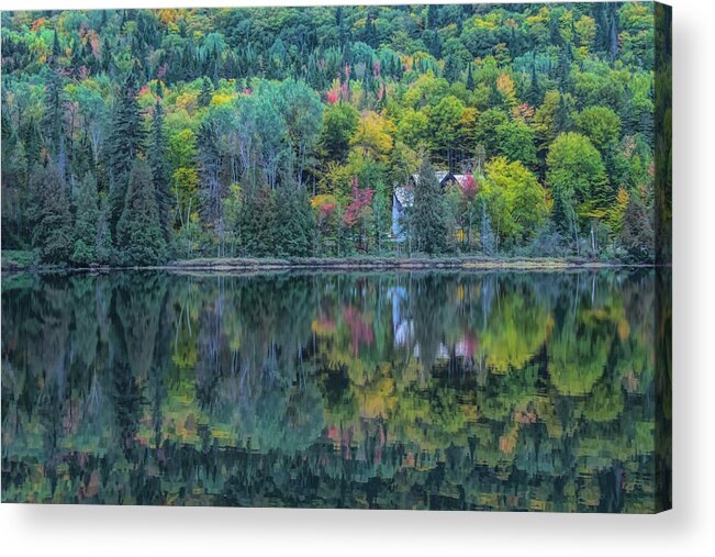 Quebec Acrylic Print featuring the photograph Fall around Quebec by Patricia Dennis