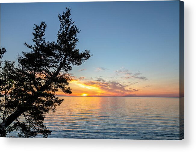 Sunset Acrylic Print featuring the photograph Fallen Tree by Rod Best