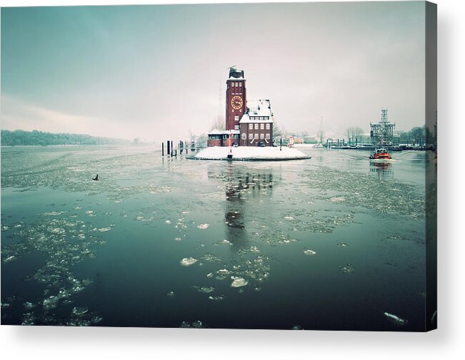 Tranquility Acrylic Print featuring the photograph Finkenwerder by Amaar Ujeyl