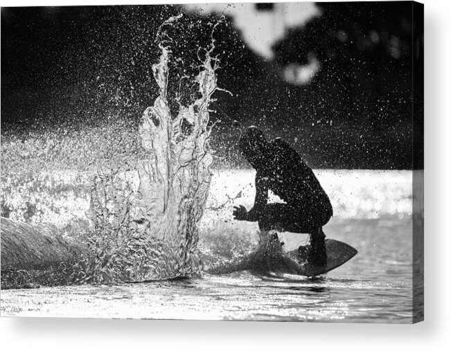 Sport Acrylic Print featuring the photograph Flames Of Water by Levy Davish