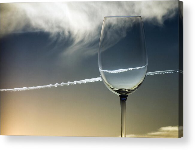 Plane Acrylic Print featuring the photograph Flight Path by Chechi Peinado