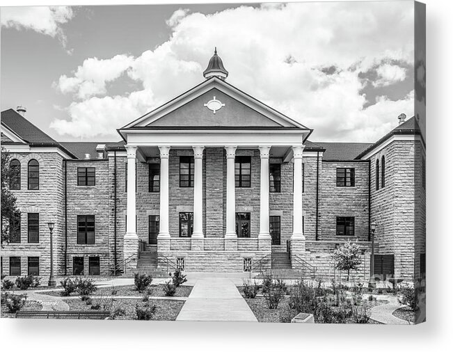 Fort Hays State Acrylic Print featuring the photograph Fort Hays State University Picken Hall by University Icons