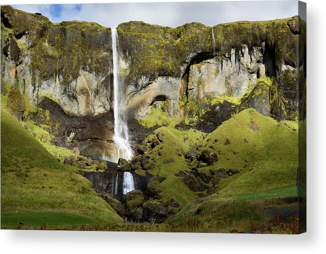 Iceland Acrylic Print featuring the photograph Foss a Sidu waterfall by RicardMN Photography