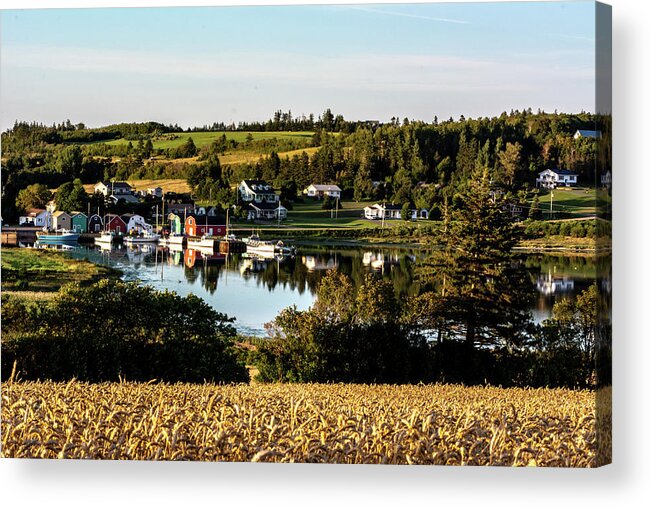 Pei Acrylic Print featuring the photograph French River Harbour by Douglas Wielfaert
