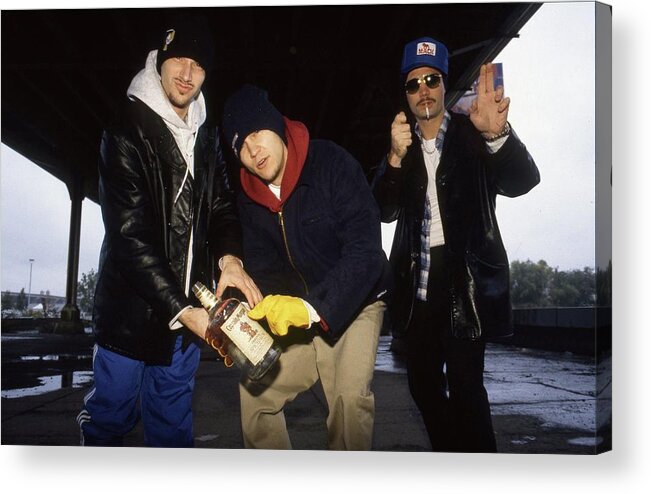 Music Acrylic Print featuring the photograph Fun Loving Criminals 1996 Pittsburgh by Martyn Goodacre