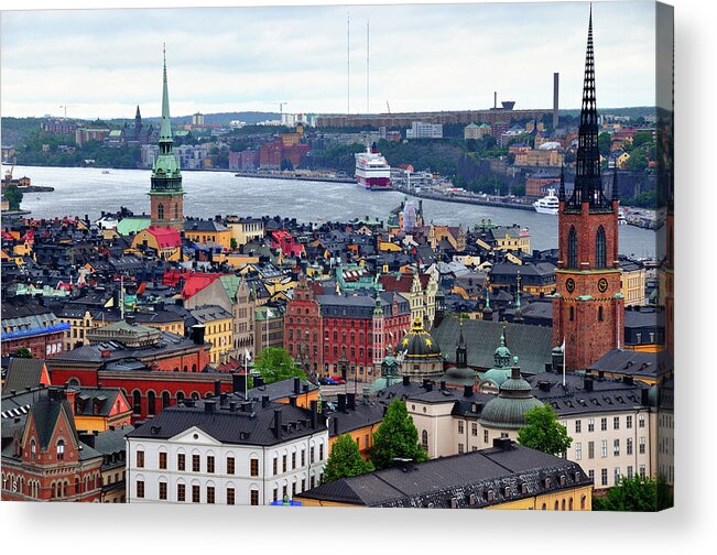 Sweden Acrylic Print featuring the photograph Gamla Stan, Stockholm by Aaron Geddes Photography