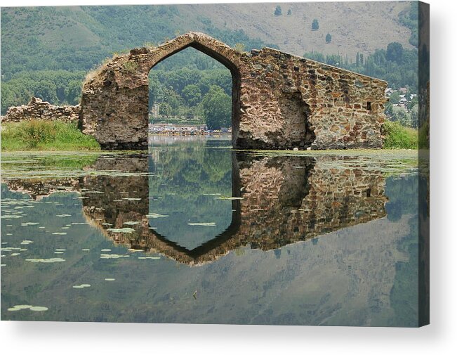 Tranquility Acrylic Print featuring the photograph Gateway To Heaven, Dal Lake, Srinagar by Photo By Ajay Ojha