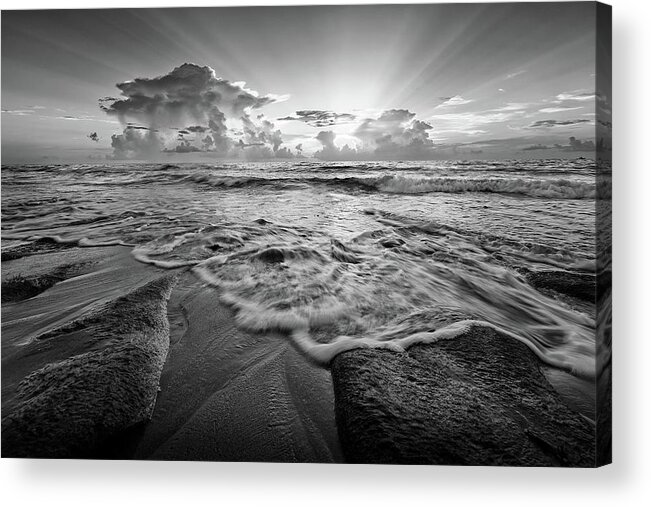Carlin Park Acrylic Print featuring the photograph Gentle Surf by Steve DaPonte