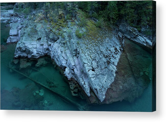 Mcdonald Creek Acrylic Print featuring the photograph Glacier Creek by James Covello