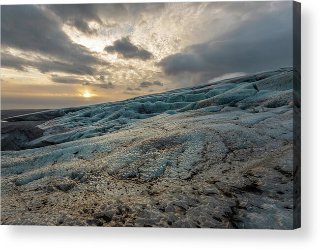 Landscape Acrylic Print featuring the photograph Glacier Sunrise by Scott Cunningham