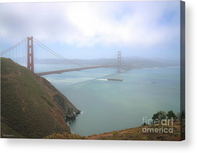 Golden Gate Bridge Acrylic Print featuring the photograph Golden Gate Bridge by Veronica Batterson