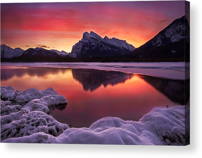 Canadian Acrylic Print featuring the photograph Gorgeous Winter Morning by Andy Hu