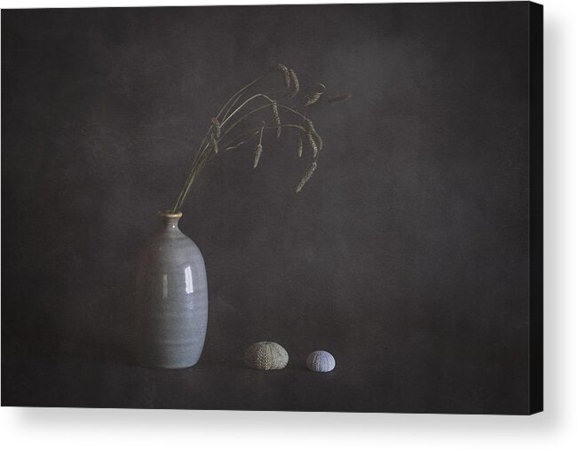 Vase Acrylic Print featuring the photograph Grey Is In The Air by iek K?ral