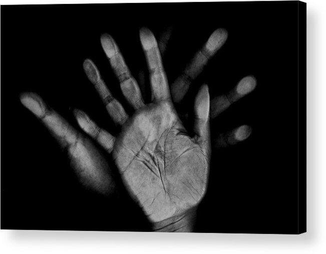 Person Acrylic Print featuring the photograph Hand In Hand by Nicola Fossella