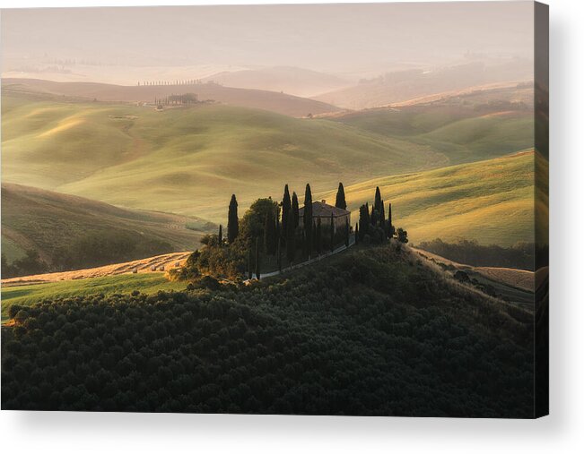 Landscape Acrylic Print featuring the photograph Heaven Laid In Tears by Thomas De Franzoni