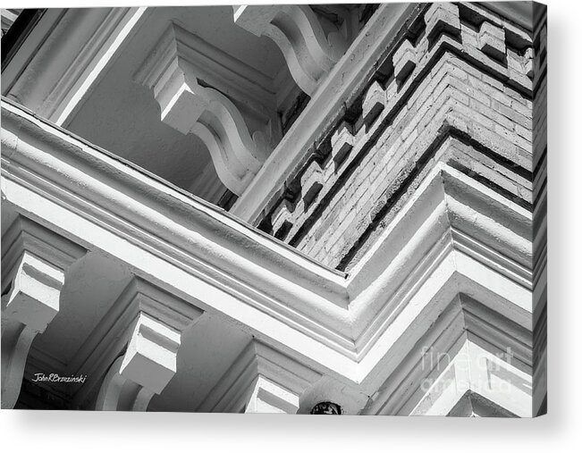 Hillsdale College Acrylic Print featuring the photograph Hillsdale College Central Hall Detail by University Icons