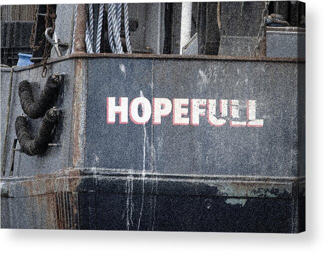 Hopeful Acrylic Print featuring the photograph Hopefull by Linda Bonaccorsi