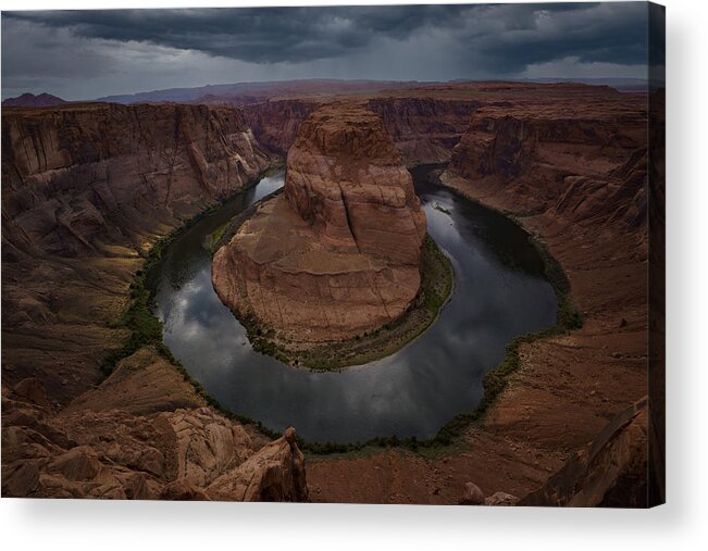 Colorado Acrylic Print featuring the photograph Horseshoe Bend by Michel Romaggi