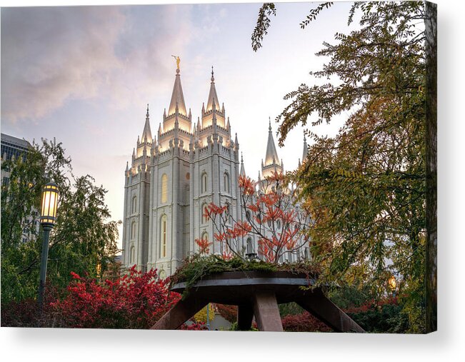 Mormon Acrylic Print featuring the photograph House of the Lord by Dustin LeFevre