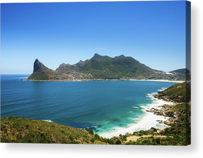 Scenics Acrylic Print featuring the photograph Hout Bay Beautiful View From Chapmans by Mlenny