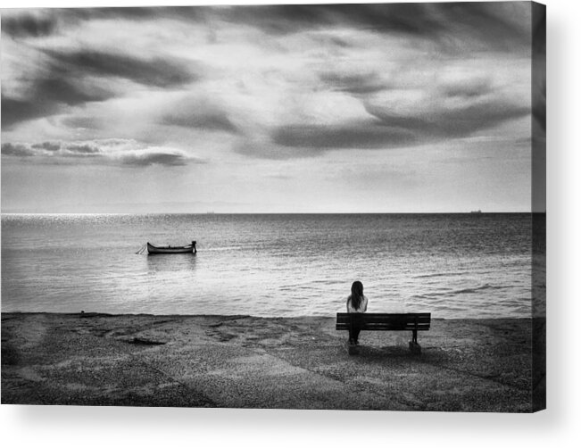 Bench Acrylic Print featuring the photograph Impossible Love by Timucin Toprak