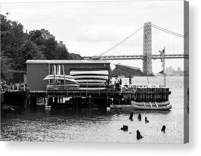 Inwood Acrylic Print featuring the photograph Inwood Canoe Club by Cole Thompson