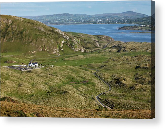 Grass Acrylic Print featuring the photograph Ireland, County Donegal, View Of by Westend61